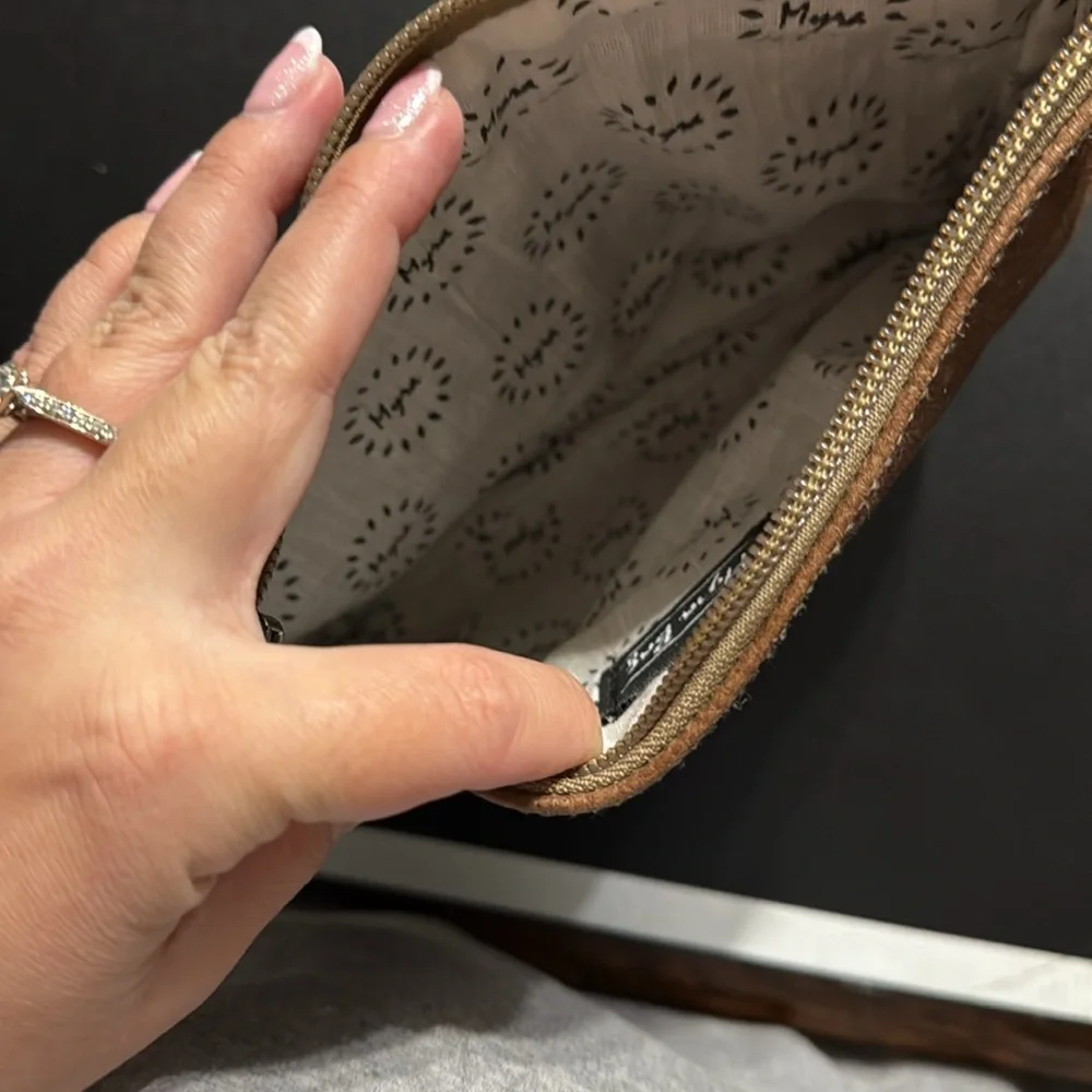 MYRA CLUTCH
Brown and Leopard Print Women's Clutch - Picture 3 of 5